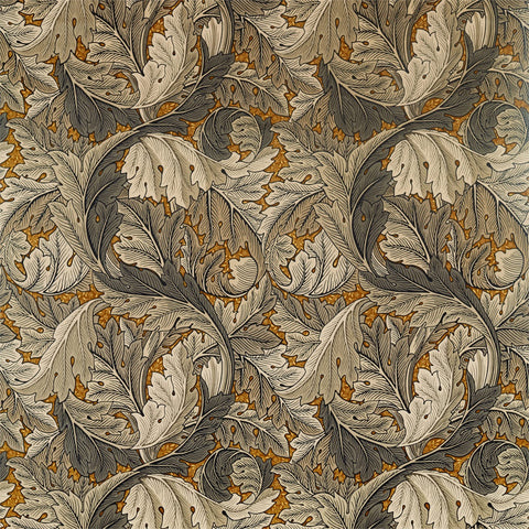 Acanthus - Mustard / Grey