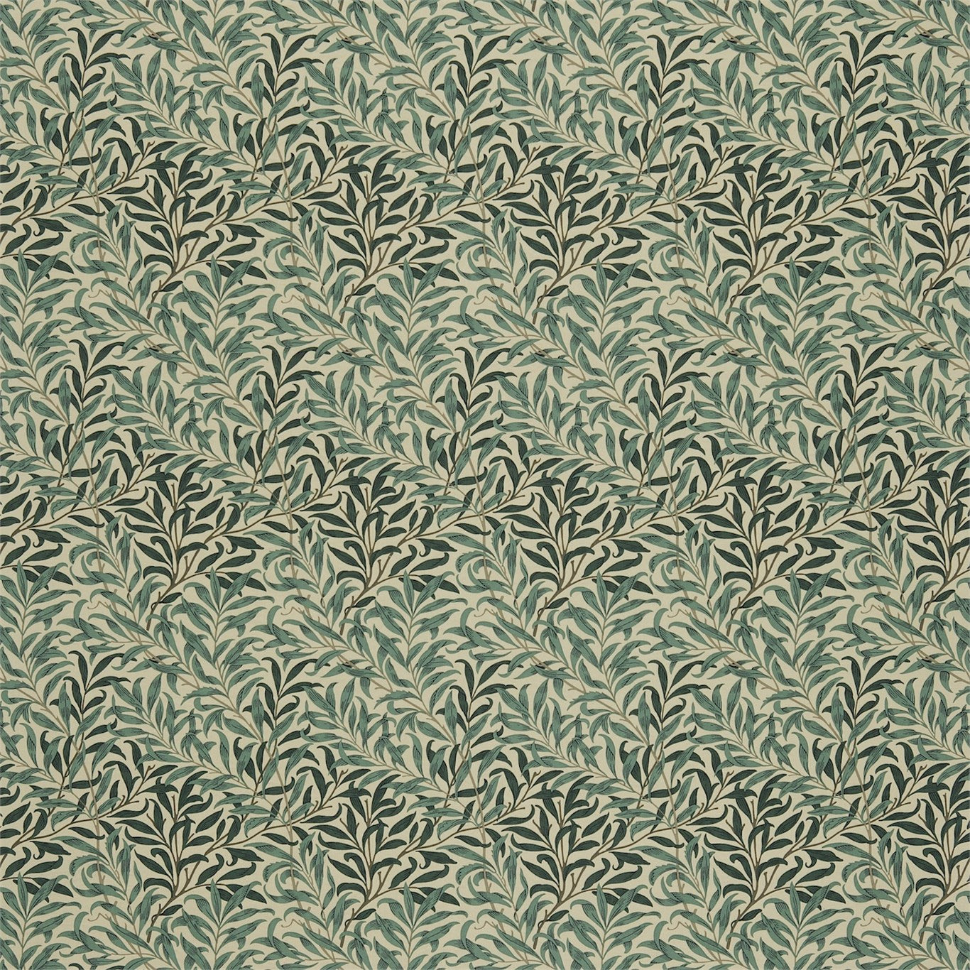 Willow Boughs - Taupe / Green