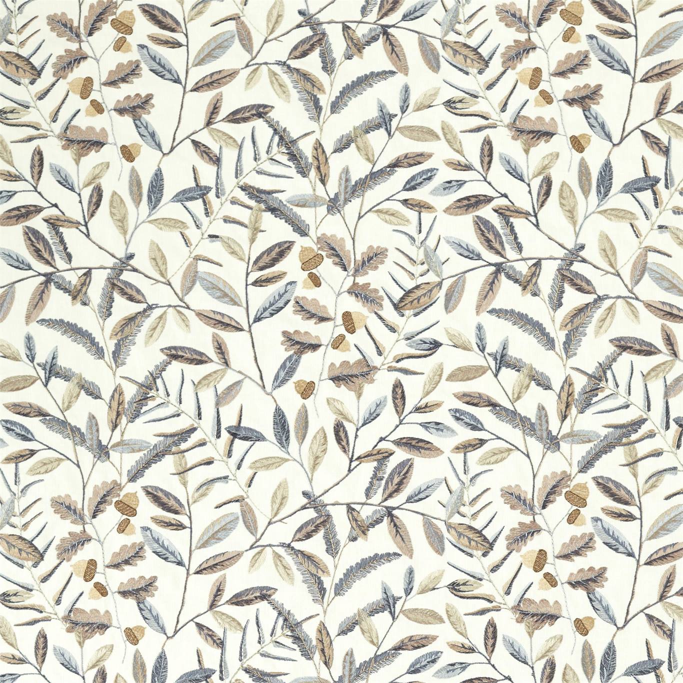 Quercus - Linen /  Steel Blue