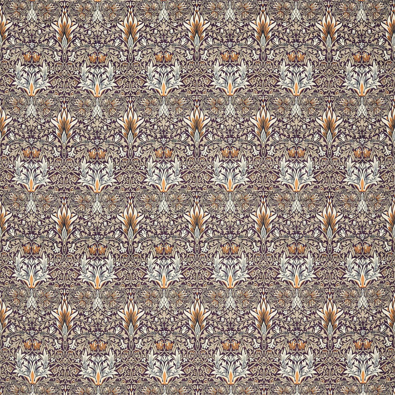 Snakeshead Velvet - Mulberry / Saffron