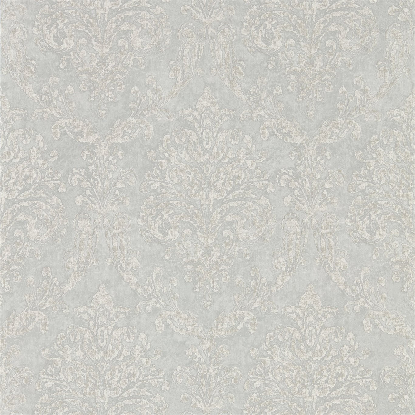 Riverside Damask - Dove / Silver