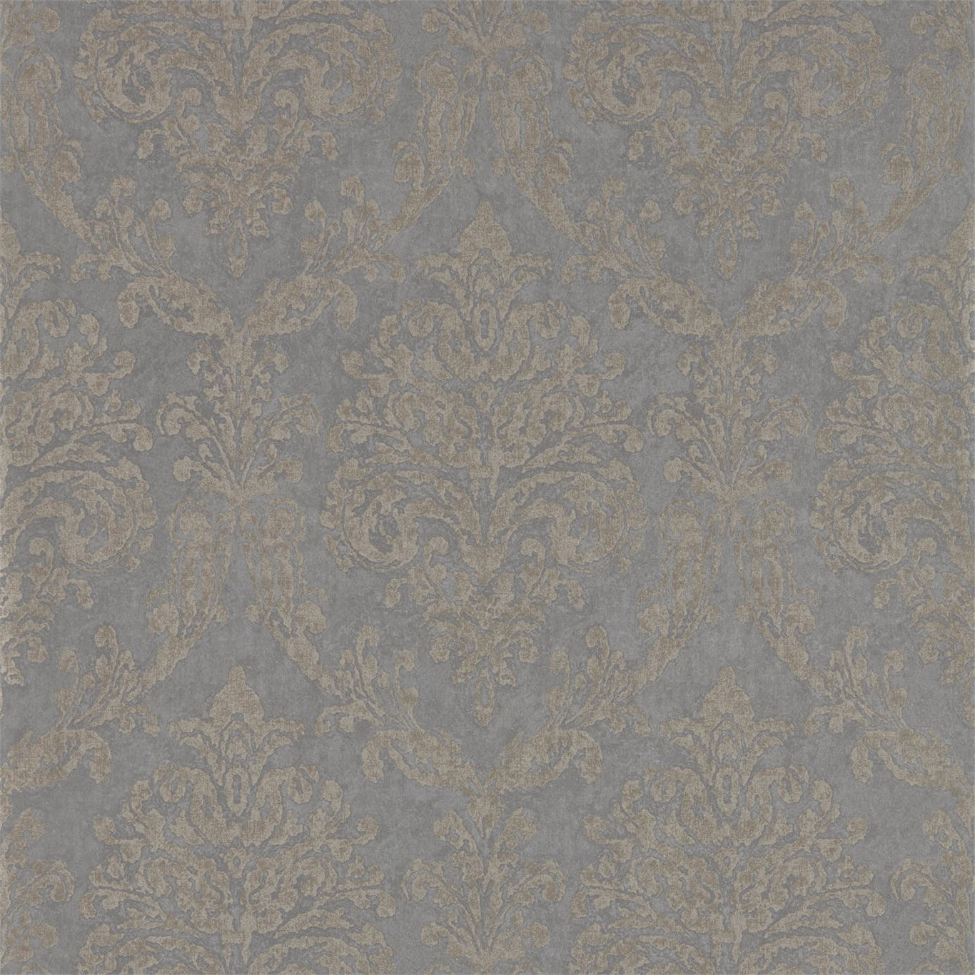 Riverside Damask - Mole / Copper