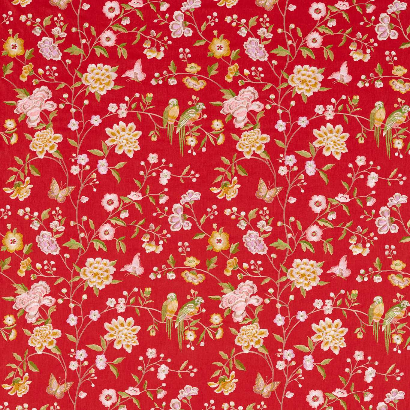 Chinoiserie Hall - Cinnabar Red