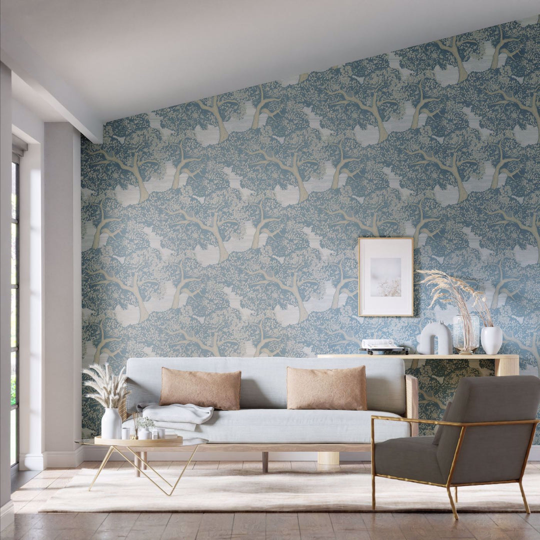 Eternal Oak Wallcovering - Sky Blue / First Light
