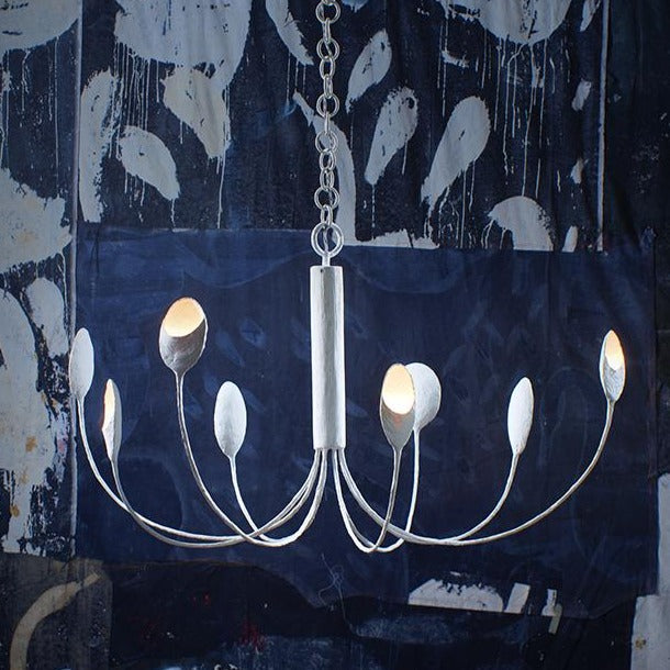 Oyster Ceiling Light - Plaster White