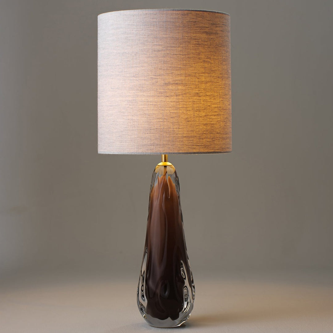 Large Avocado Lamp - Hickory