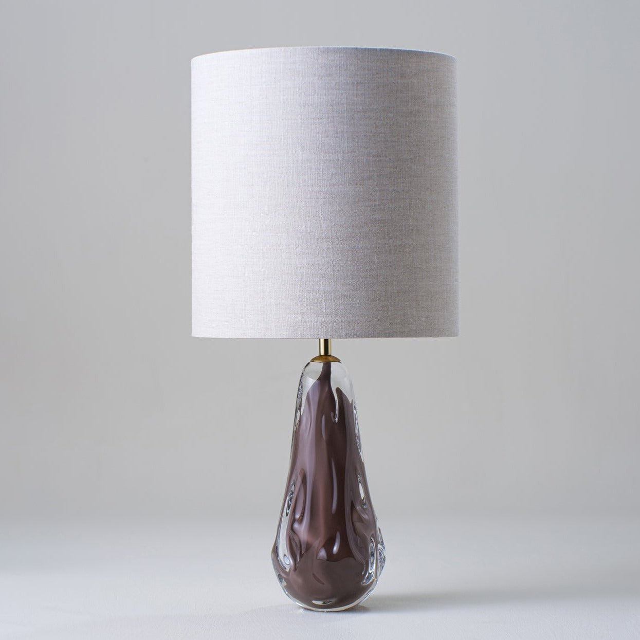 Small Avocado Lamp - Hickory