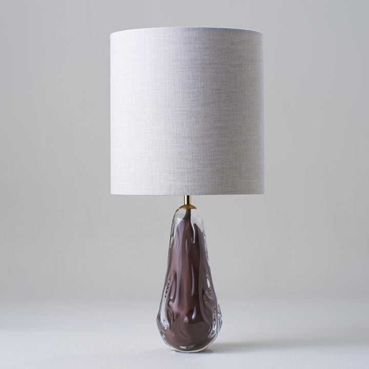 Small Avocado Lamp - Hickory