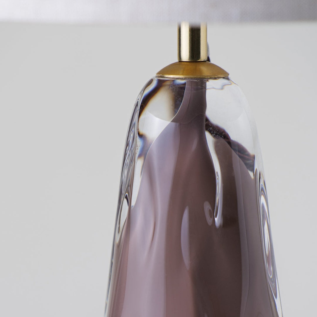 Small Avocado Lamp - Hickory