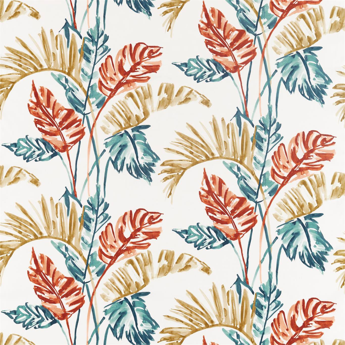 Toshiko - Paprika  /  Teal  /  Olive