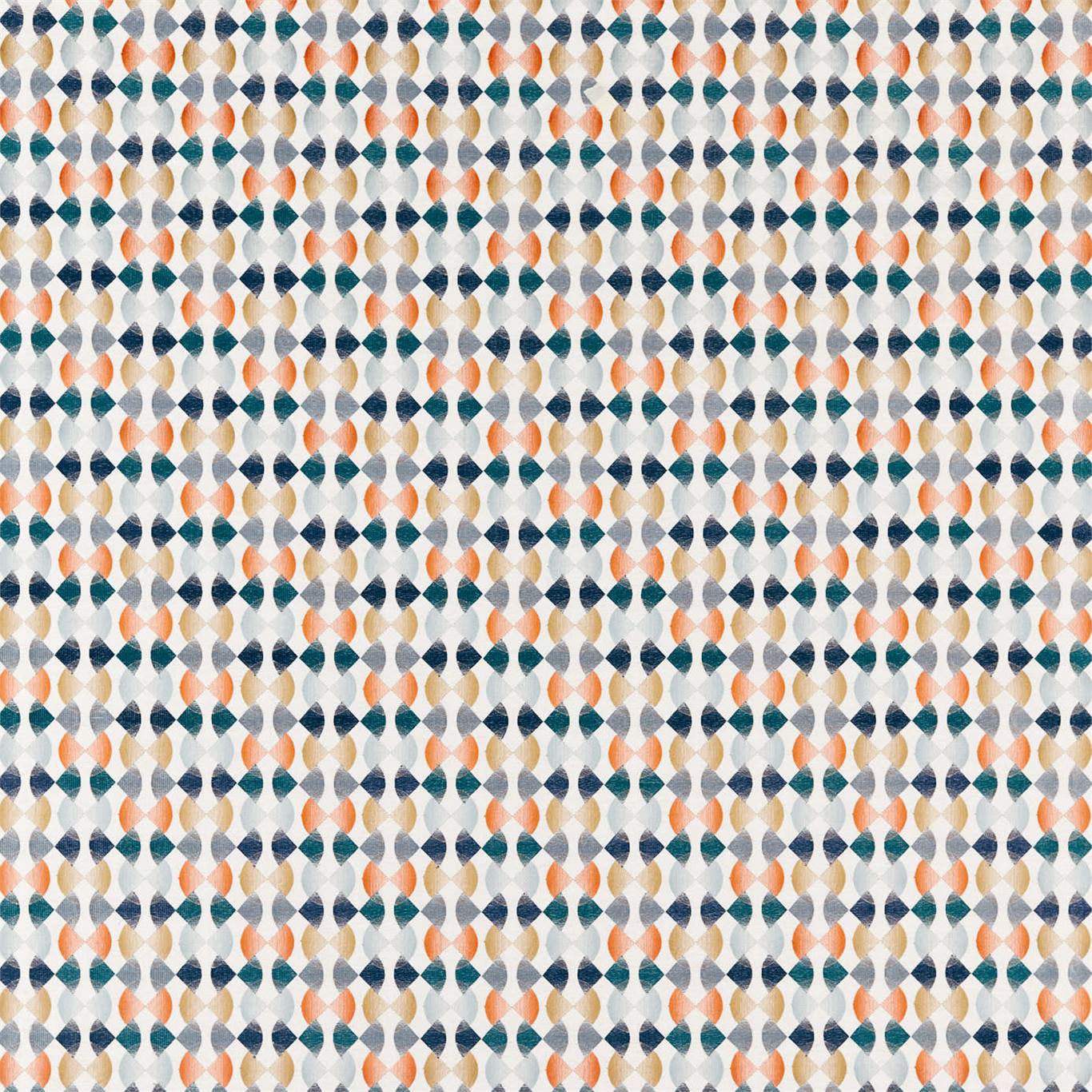 Maiolica - Paprika / Teal / Ochre