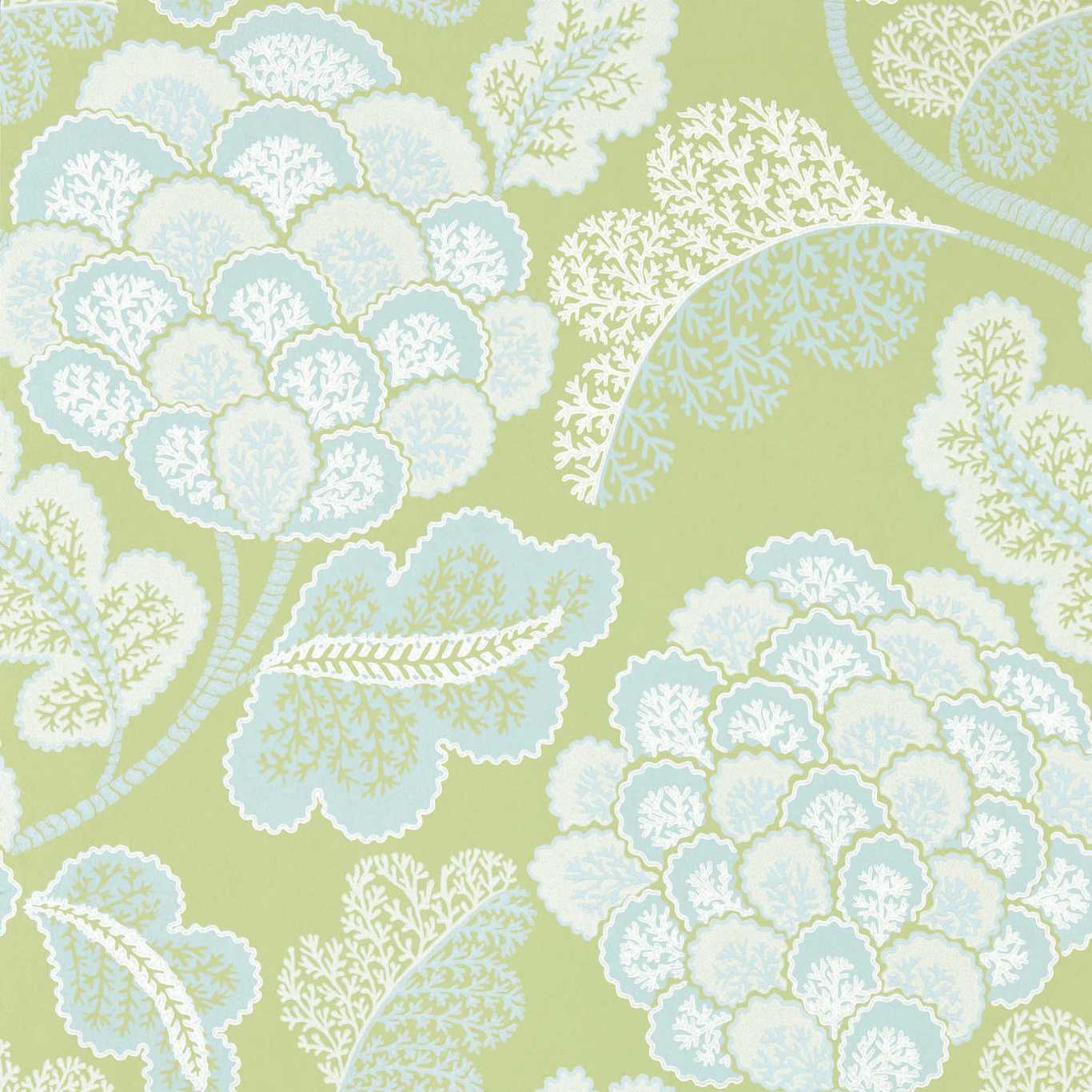 Flourish Wallpaper - Tree Canopy / Silver Willow