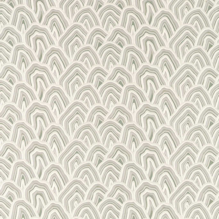 Kumo Fabric - Hempseed / Shiitake / Sketched