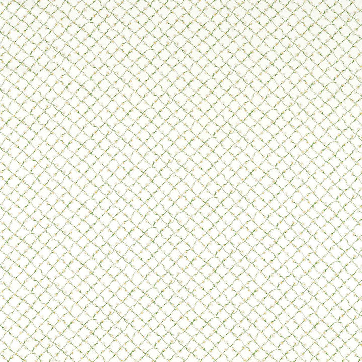 Daisy Trellis - Emerald / Pearl