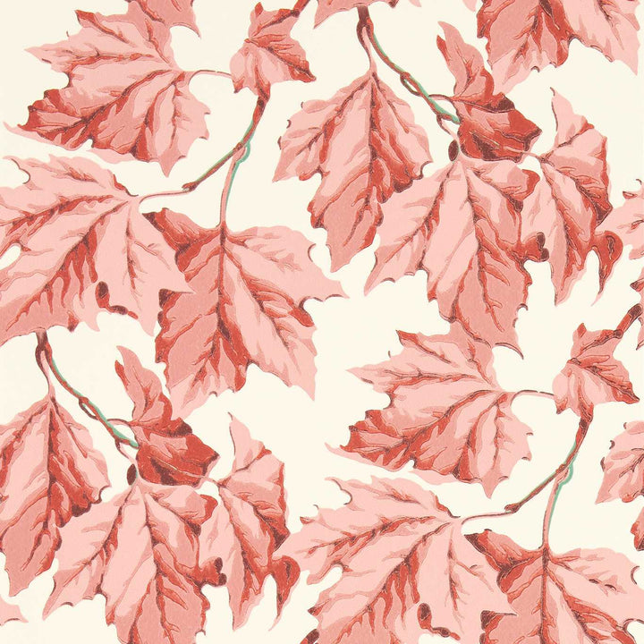 Dappled Leaf Wallcovering - Rose Quartz