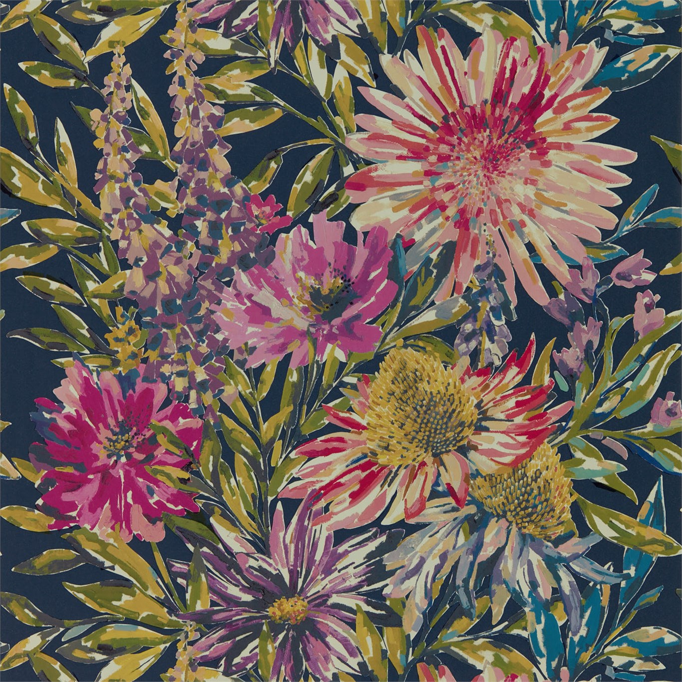 Floreale - Heather / Navy