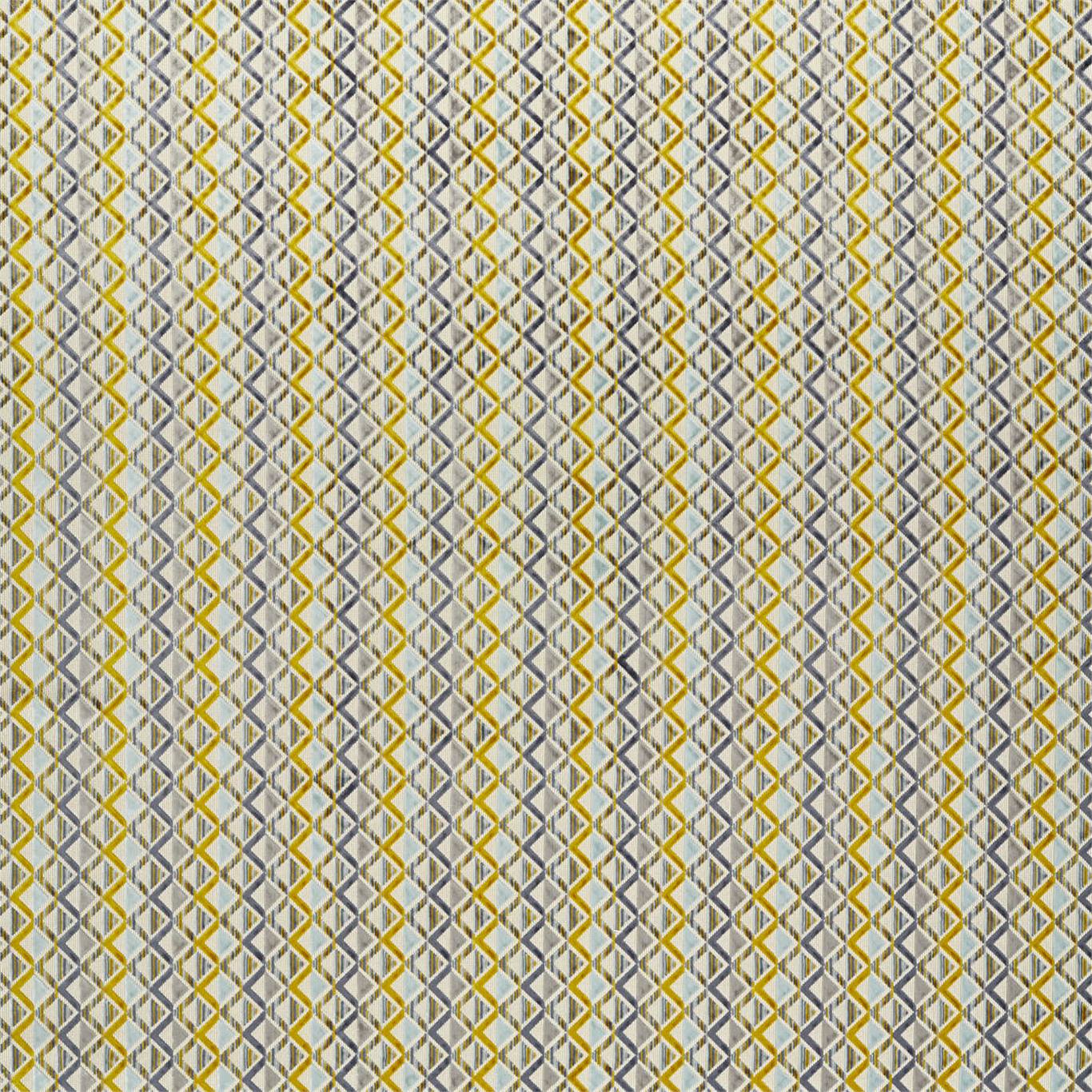 Boka Velvet - Saffron / Ink / Sky