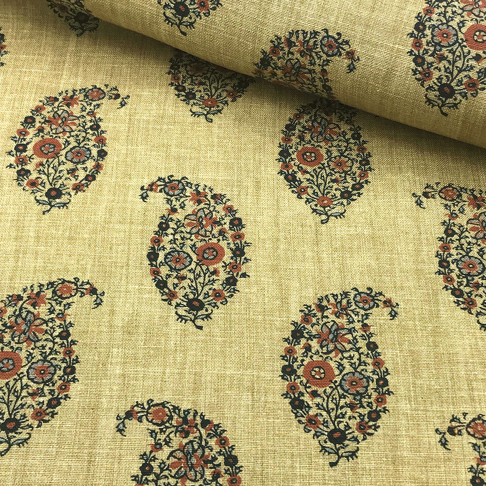 Jessamy Paisley - Indigo Rust