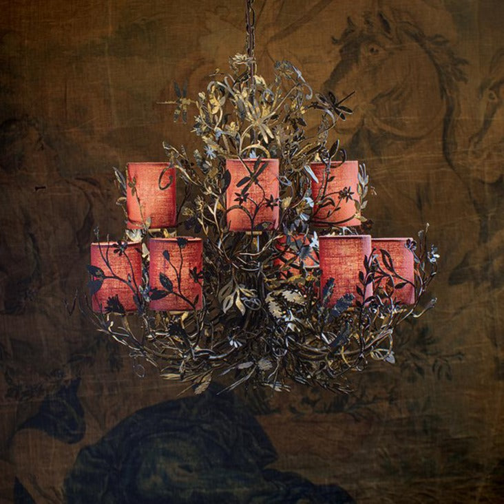 Spry Ceiling Light, Large - Gilded Rust