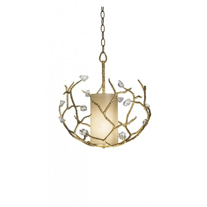 Sm Blossom Chandelier - (Shade) White Gold