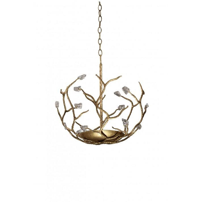 Sm Blossom Chandelier - (Without Shade) White Gold