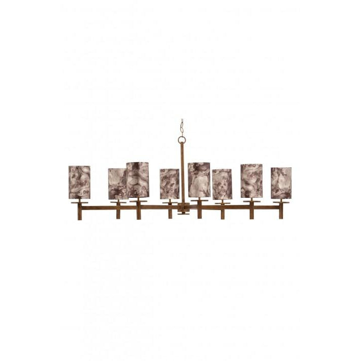 Neptune Chandelier - French Brass