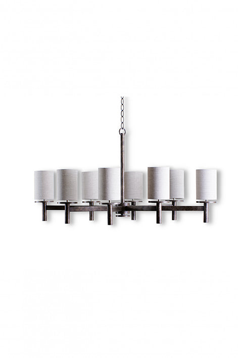 Small Neptune Chandelier - Burnt Silver