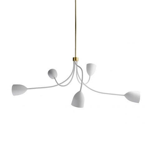 Tulip Ceiling Light - Plaster White