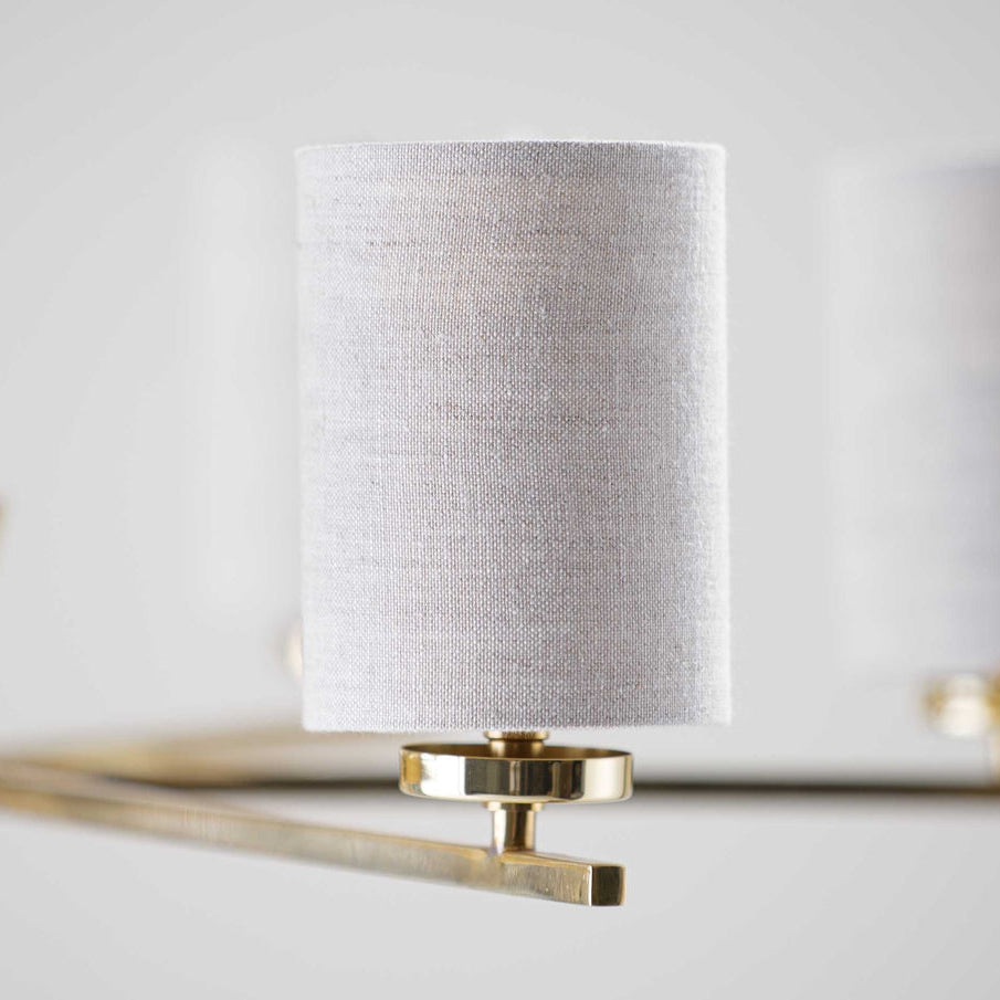 Clare Chandelier - Brass