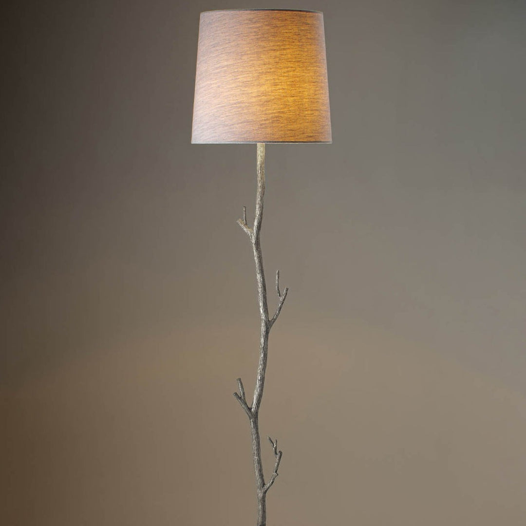 Forest Floor Lamp - Burnished Silver
