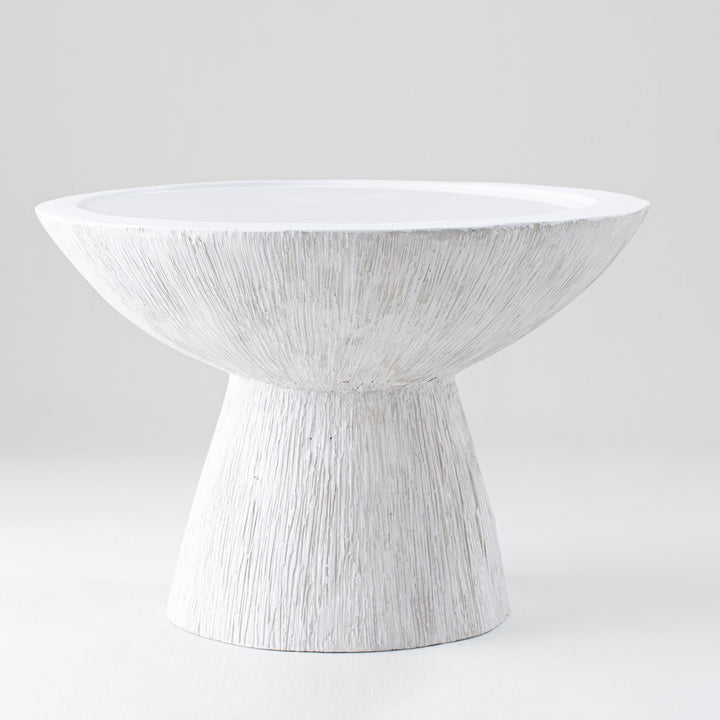 Marina Side Table - Scratched Plaster