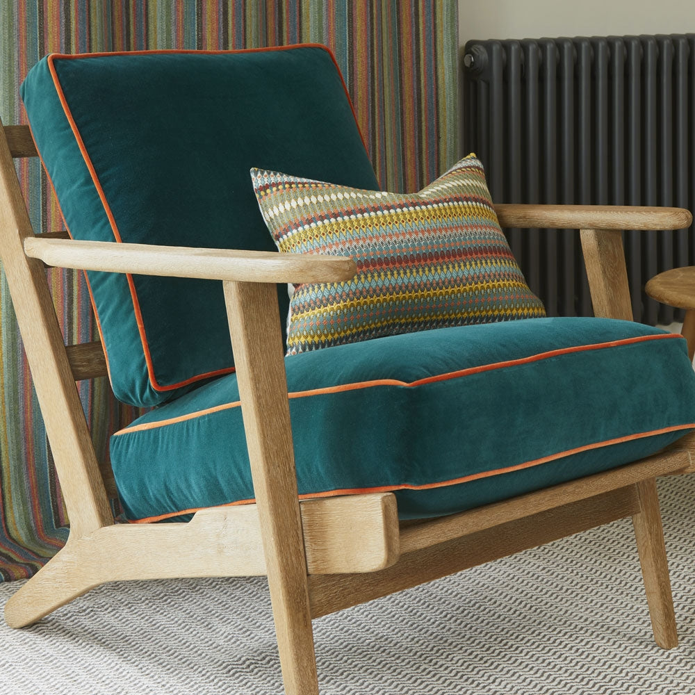 Palis Velvet - Glass Green