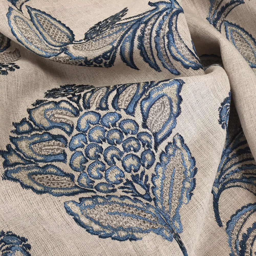 Pasha Embroidery - Royal Blue