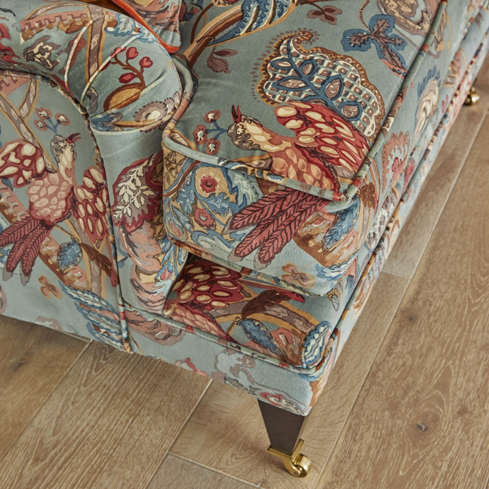 Poppinjay Velvet - Bamburgh Teal