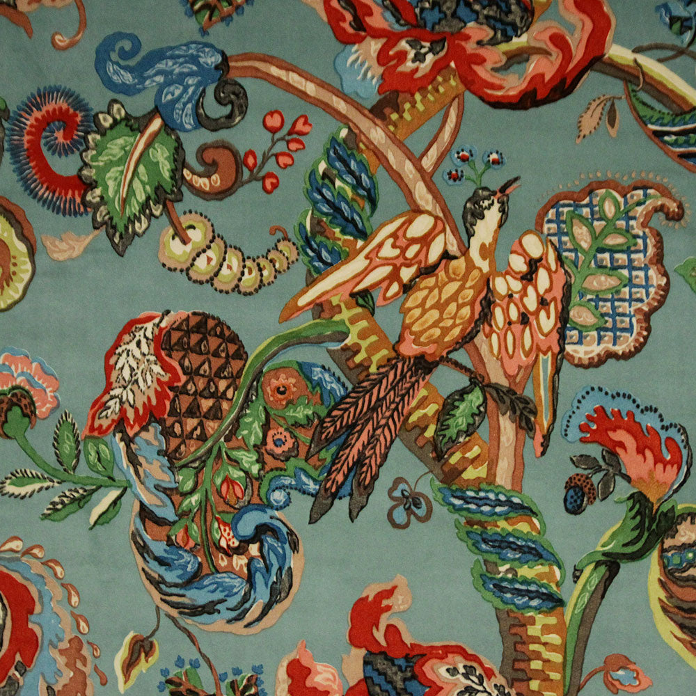 Poppinjay Velvet - Aztec