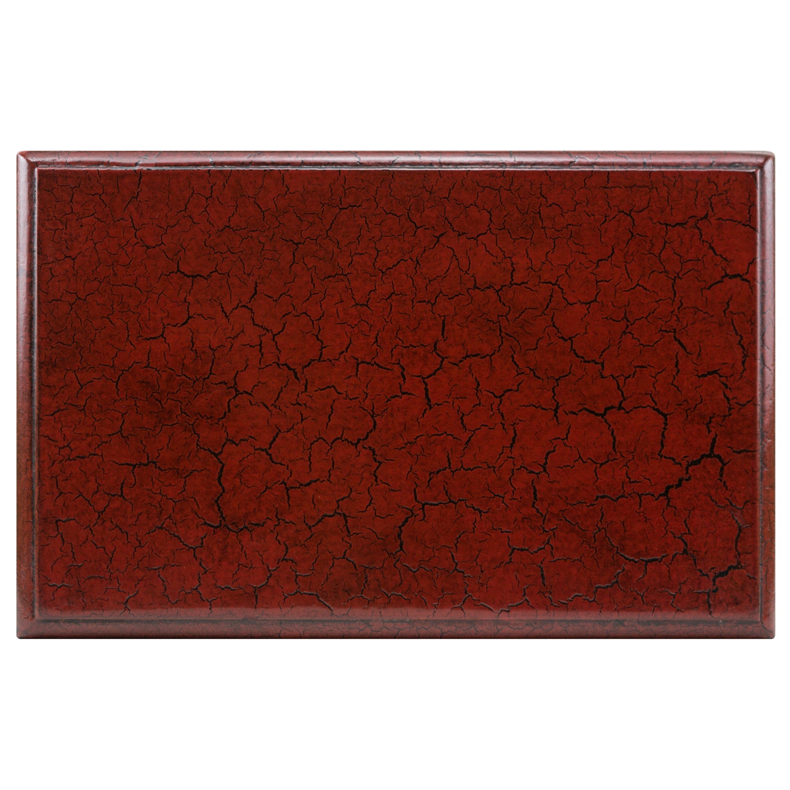 Red Crackled Lacquer