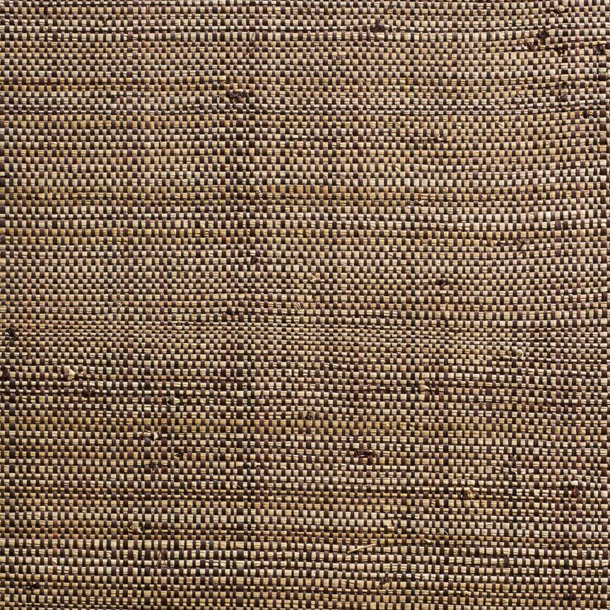 Raffia Vertical Strie Leather Brown/Beige