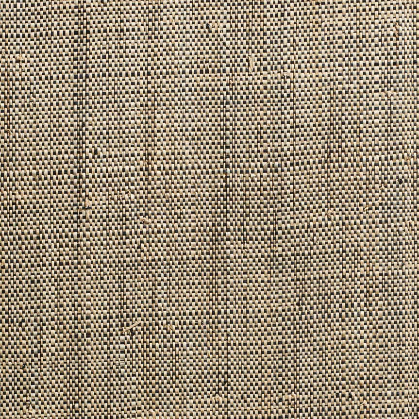 Raffia Vertical Strie Dark Chocolate/Ivory