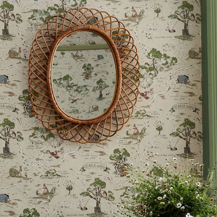 Hundred Acre Wood Wallcovering - Cashew