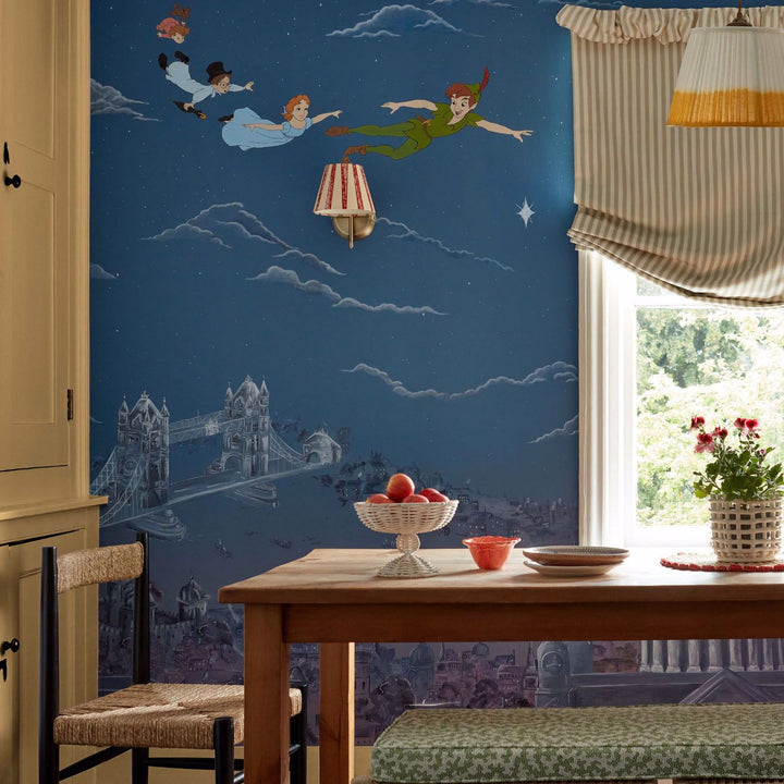 Peter Pan Wallcovering - Evening Blue