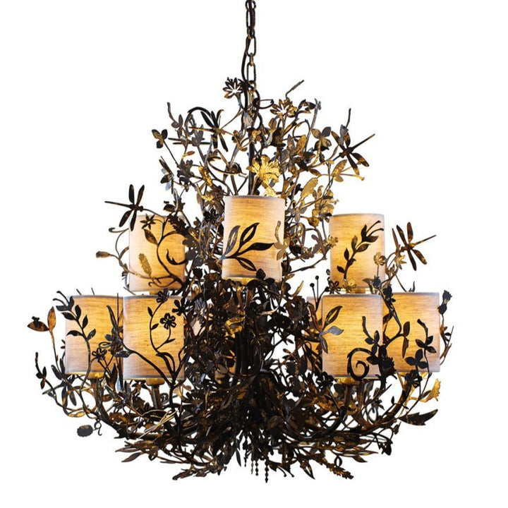 Spry Ceiling Light, Large - Gilded Rust