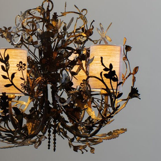 Spry Ceiling Light, Small - Gilded Rust