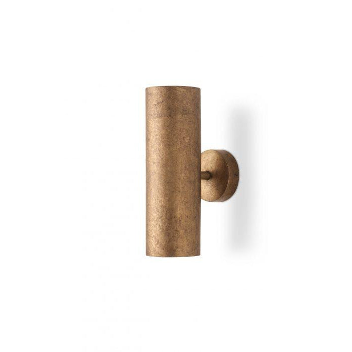 Pillar Wall Light - French Brass