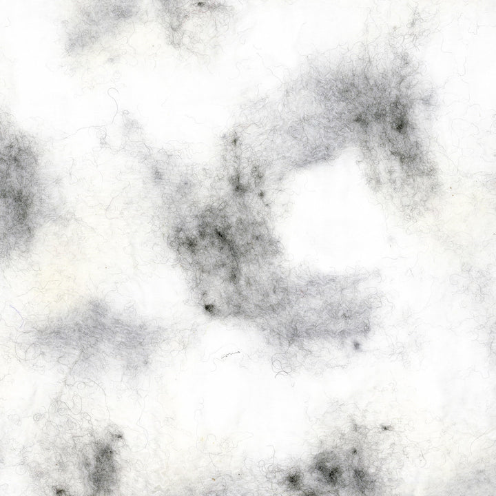 Hanging Garden - Felted Veil, White