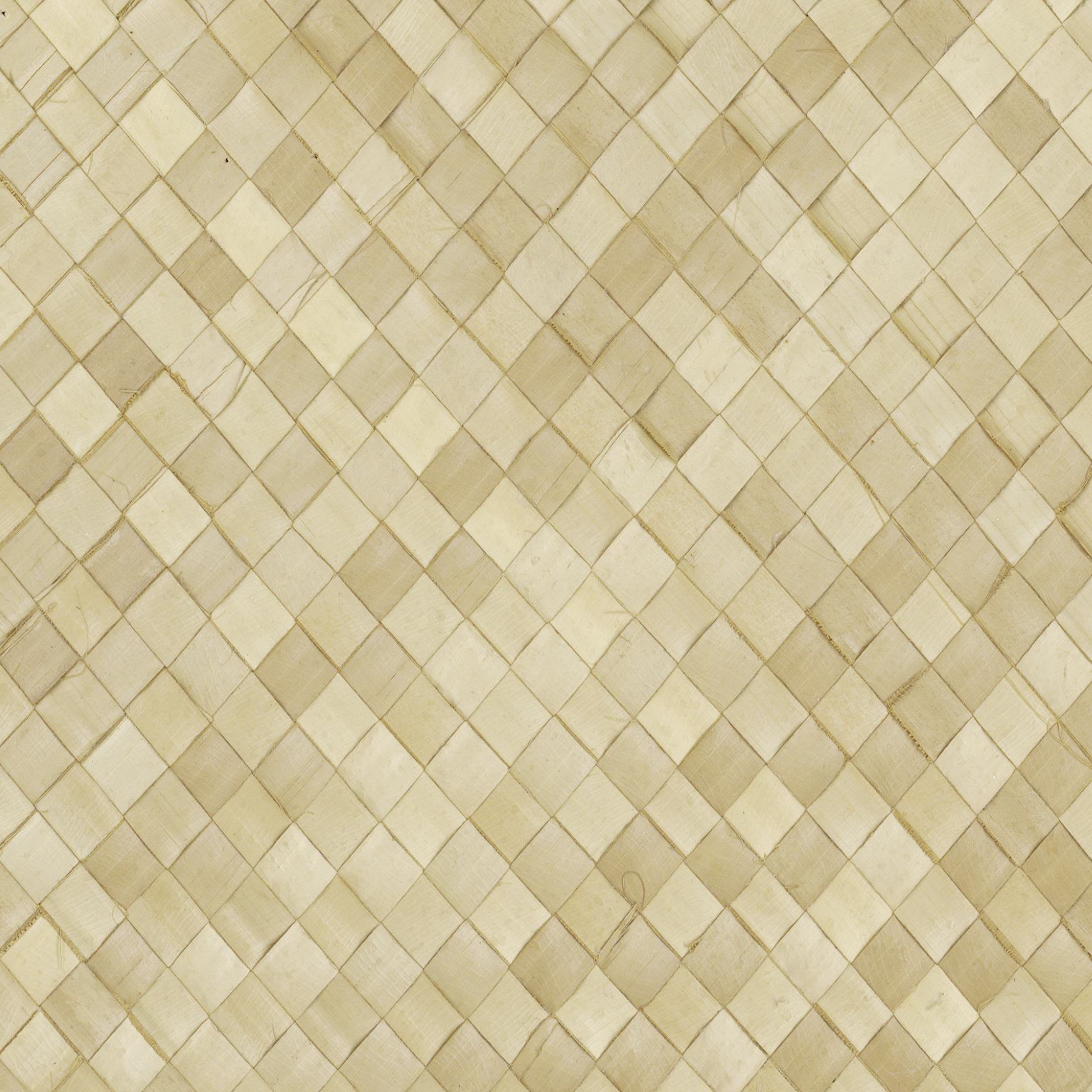 Palm Wall - Buri, White