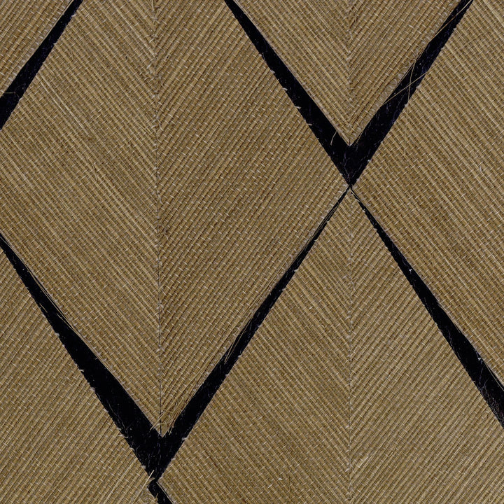Sisal - Rhombus, Black Tobacco