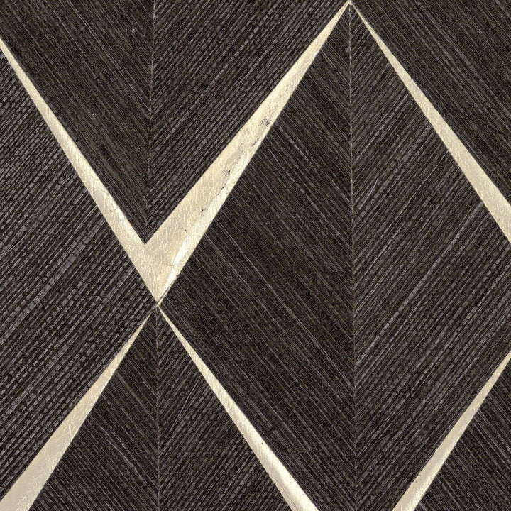 Sisal - Rhombus, Black Gold