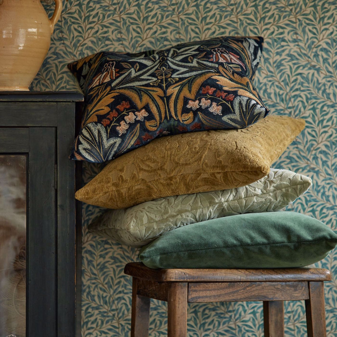 Sunflower Caffoy Velvet - Barbed Berry