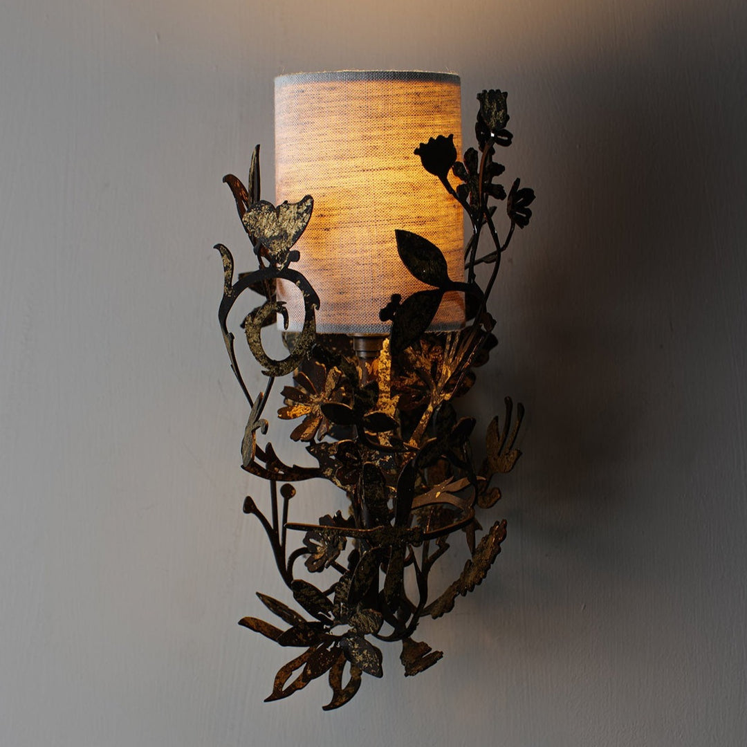 Spry Wall Light, Small - Gilded Rust