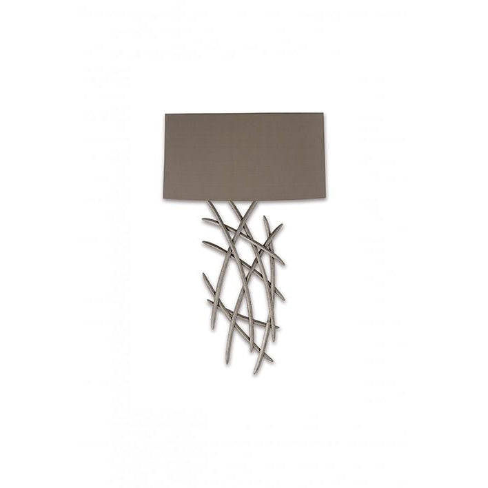 Small Flynn Wall Light - Burnished Silver